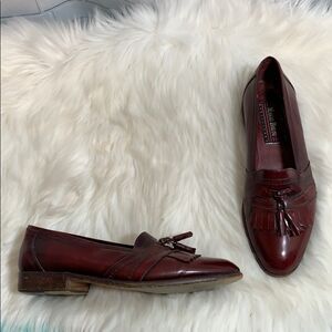 Mario Bruni Brown Brogue‎ Tassel Loafer Sz 9